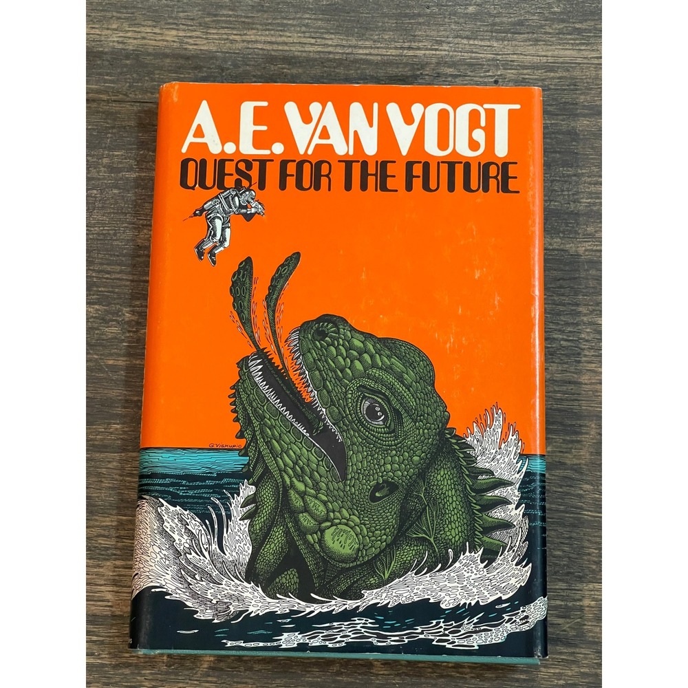 Quest for the Future A.E. Van Vogt 1970 Hardcover Sci-Fi Book Ace Books Viskupic